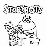 Storybots Stampare Chiedi Agli sketch template