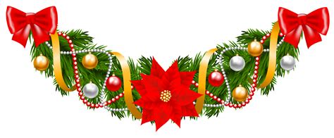 garland christmas clipart   cliparts  images
