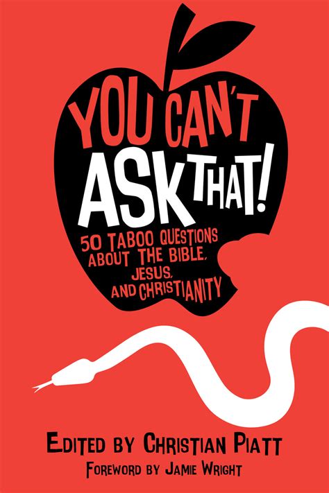 you can t ask that 50 taboo questions about the bible — chalice press
