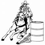 Barrel Embroiderydesigns Horses Rodeo sketch template