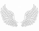 Alas Wing Draw Realistic Halo sketch template