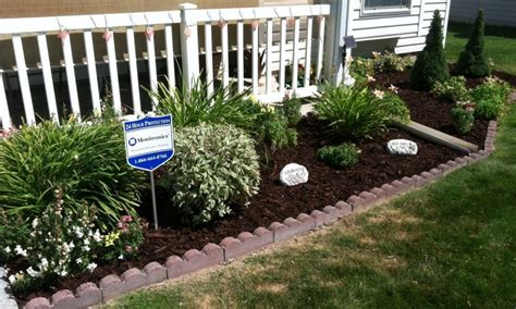 flower bed ideas  front  house gardening flowers