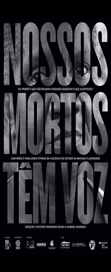 Nossos Mortos Têm Voz 2018 Posters — The Movie Database Tmdb
