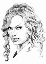 Swift Taylor Coloring Pages Printable Sketching Printables Color Kids Clipart Celebrity Forbes Place First Library Adults Popular Tour sketch template