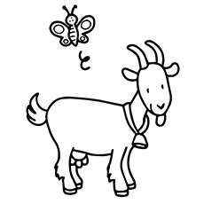 top   printable goat coloring pages