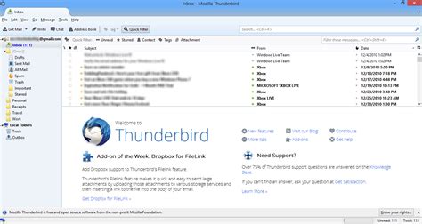 mozilla thunderbird friprog gratis programvarer