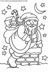 Chimenea Colorear Navidad Paginas sketch template