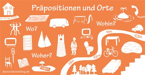 lokale praepositionen deutsch ortsangaben wo wohin woher