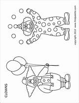 Clowns Firstpalette Puppet Preschool sketch template