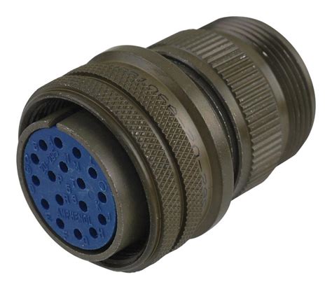 amphenol industrial circular connector  series straight plug