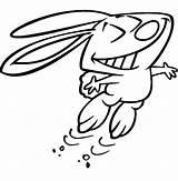 Coloring Grin Pages Hopping Bunny Designlooter 612px 69kb sketch template