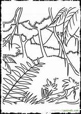Jungle Scene Pages Coloring Print Getcolorings Printable Color Getdrawings sketch template