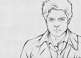 Castiel Drawings Supernatural Coloring Drawing Lineart Google sketch template