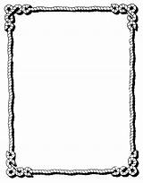 Borders Fancy Border Designs Simple Paper Clipart Document Clip Decorative Word Cute Cliparts Projects Potter Harry Frames Graphics Use Documents sketch template