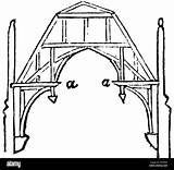 Truss Beam Partially Opening sketch template