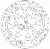 Coloring Mandala Christmas Mandales Nadal Pages Sheets Mandalas Picasa Web álbumes Choose Board Colors Kerst sketch template
