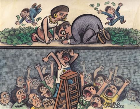 economic inequality   philippines cartoon movement