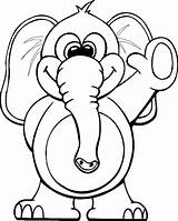 Colorir Elefante Elefantes Printable Elephants sketch template