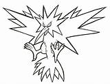 Zapdos Legendary Lineart Pokémon Img00 Coll sketch template