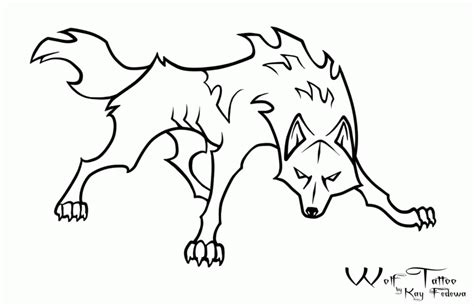 wolf face outline coloring home