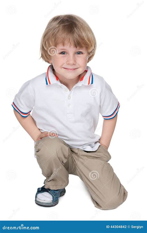 cute preschool boy   white stock photo image  handsome