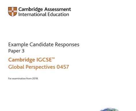 aice global perspectives  level sample amazon  global