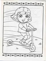 Dora Explorer Outdoors sketch template