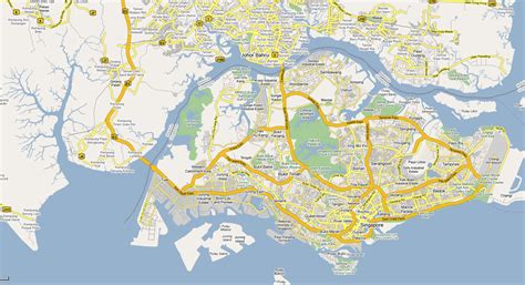 maps  singapore detailed map  singapore  english tourist map
