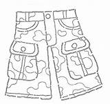 Pantalon Ropa Pintar Bermuda Vestir Prendas Pantalones Imagui Recorta Pinta Verao Publicada sketch template