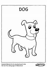 Dog Coloring Worksheets Worksheet Kidloland Kids Printable Activity sketch template