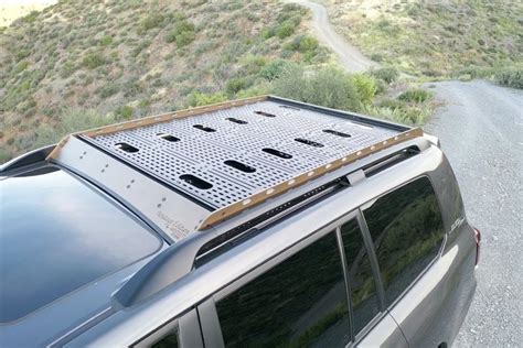 toyota land cruiser  series basket roof rack westcott designs