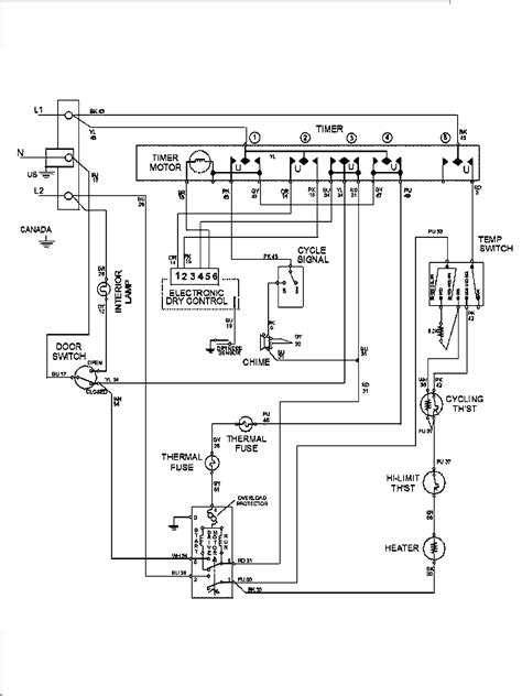 wiring diagram maytag dryer motor