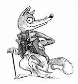 Fox Fantastic Mr Coloring Pages Getcolorings Col sketch template