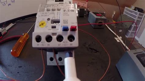 eaton motor starter wiring   stark youtube