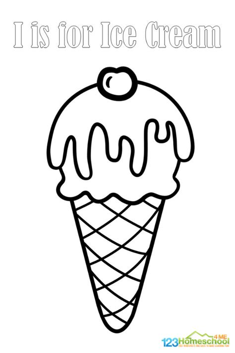 coloring pages  ice cream