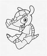 Fuleco Mascote sketch template