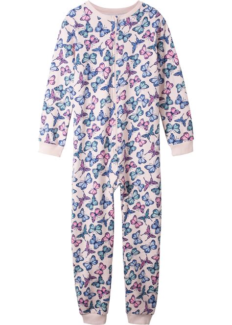 pyjama onesie lichtroze gedessineerd kinderen   bpc bonprix collection bonprixnl