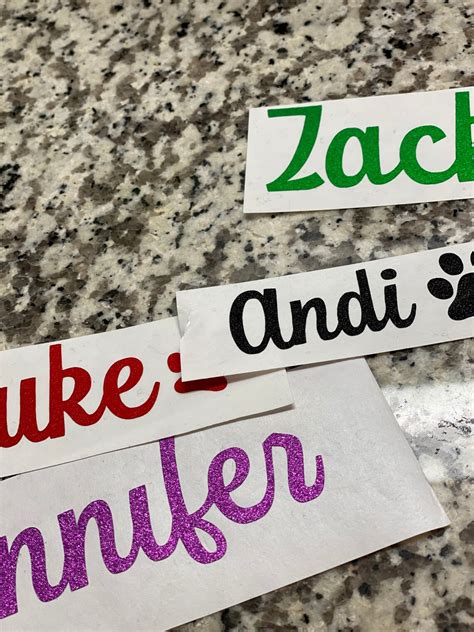 personalized  decal  sticker custom stickers etsy