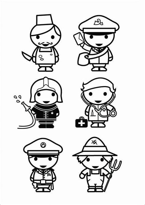 coloring page professions img  coloring home