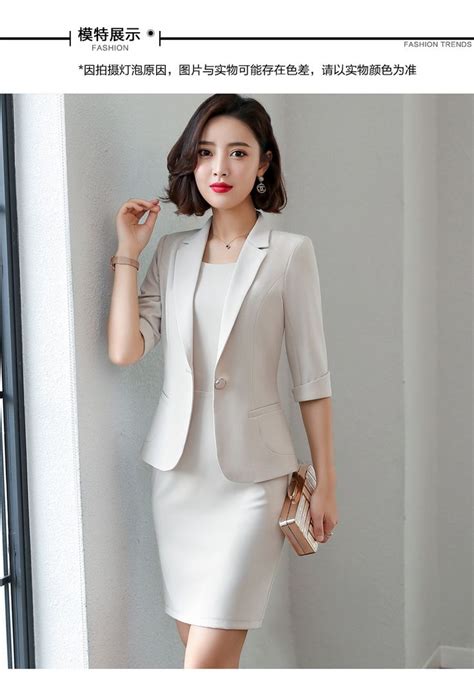 formal blazer women dresses  jacket dress suit set office business dress women blazers