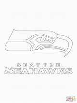 Seahawks Coloring Seattle Logo Pages Drawing Football Seahawk Printable Supercoloring Russell Wilson Outline Jersey Template Nfl Color Library Paintingvalley Gear sketch template