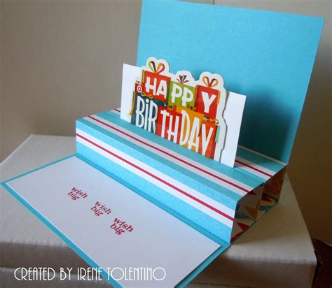 chit chats  crafts birthday gift card holder