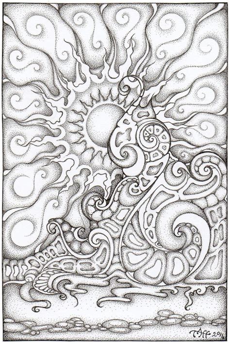 printable coloring pages  adults advanced hippie donnaecford