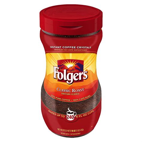 folgers instant coffee  oz bjs wholesale club