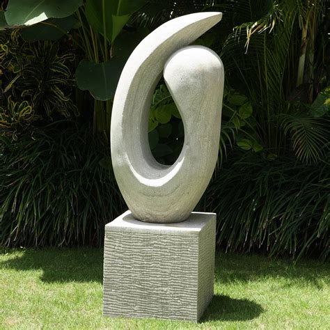 large garden sculptures perplexity modern art stone statue amazonco