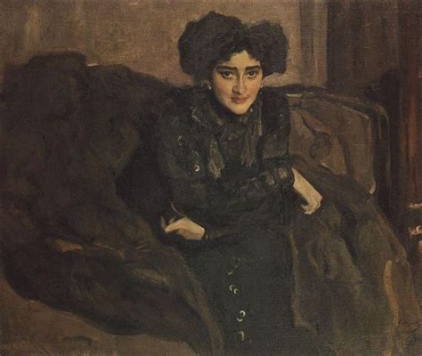 Portrait Of Yevdokia Loseva 1903 Valentin Serov