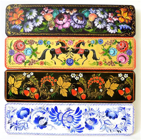 This Is A Sampler I Painted Of Some Of My Favorite Russian Decorative