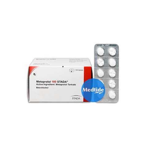 metoprolol stada  mg  tabletsbox   medtide