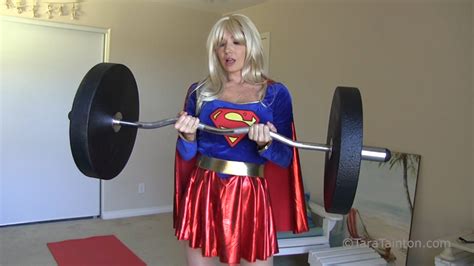 showing   newfound super strength tara tainton