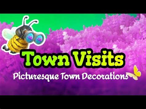 town visits picturesque town decorations township youtube